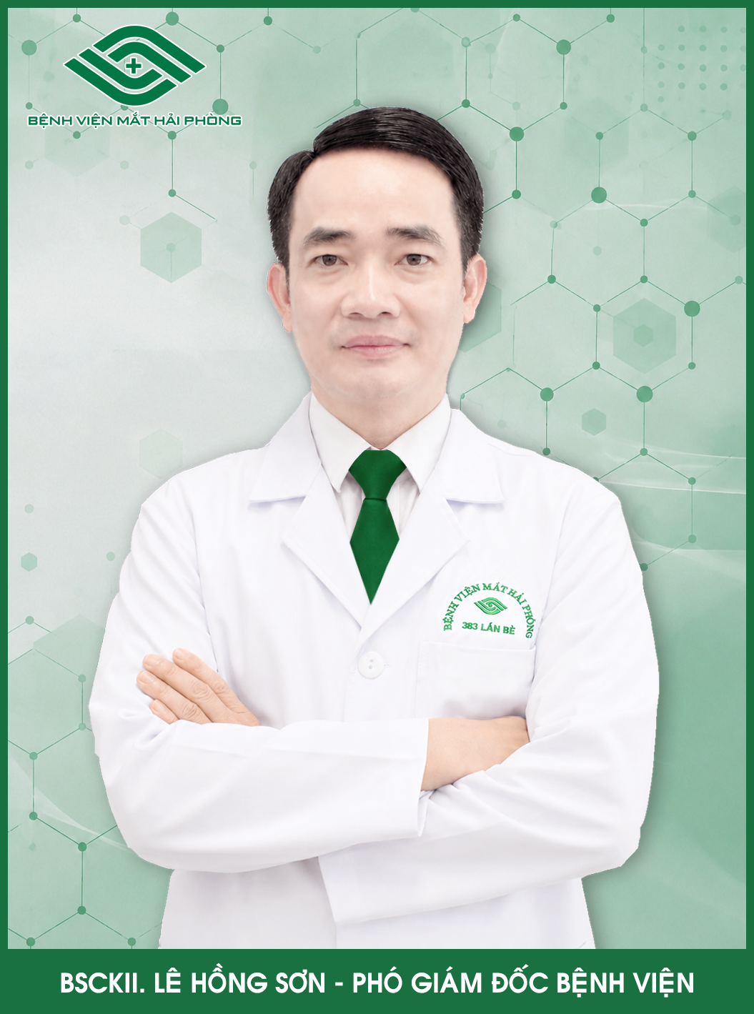 BSCKII. LÊ HỒNG SƠN - PHÓ GIÁM ĐỐC BỆNH VIỆN